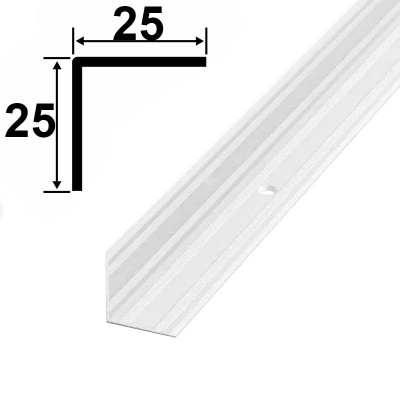 Отделочный уголок внутренний Алюминий 25 Х 25 мм. 0,9 м. заказать в Луганске в интернет магазине Перестройка недорого