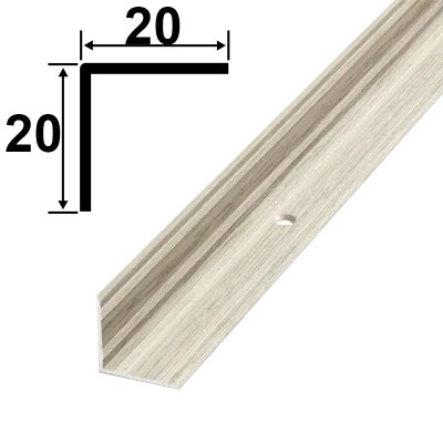 Отделочный уголок внутренний Дуб камелия 20 Х 20 мм. 0,9 м. заказать в Луганске в интернет магазине Перестройка недорого