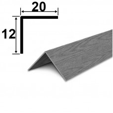 Угол арочный 210 Дуб пепельный ИДЕАЛ 20 Х 12 мм. 2,7 м.