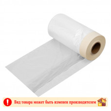 Пленка защитная п/э с клеящей лентой 550 мм. 15 м. Матрикс