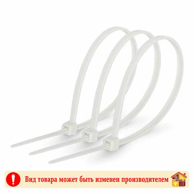 Хомут 3,4 х 250 мм. белый пластиковый 1 шт. заказать в Луганске в интернет магазине Перестройка недорого