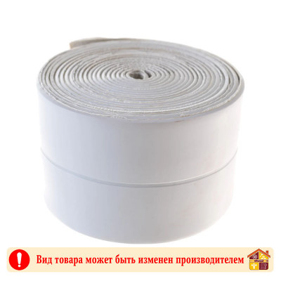 Лента самоклеящаяся бордюрная для ванной 60 Х 3,35 мм VIEIR белая заказать в Луганске в интернет магазине Перестройка недорого