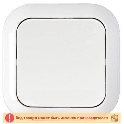 Выключатель 1 клавишный VISAGE серебро заказать в Луганске в интернет магазине Перестройка недорого