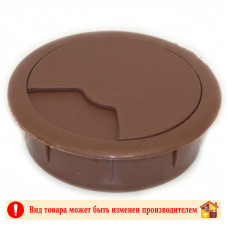 Заглушка для кабеля Ø62 Орех №8