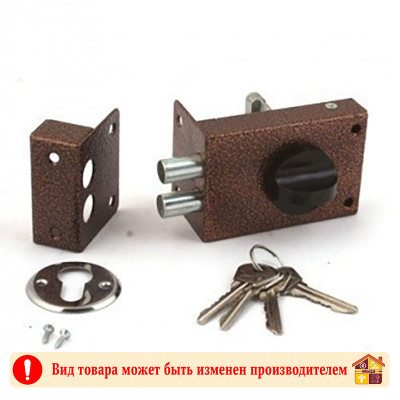 Замок накладной ЗН1.2Р медь Омега заказать в Луганске в интернет магазине Перестройка недорого